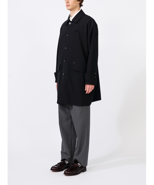 ＜MACKINTOSH＞ HUMBIE/ステンカラーコート　黒　40 MACKINTOSH＞ HUMBIE/ステンカラーコート 黒 40 MACKINTOSH