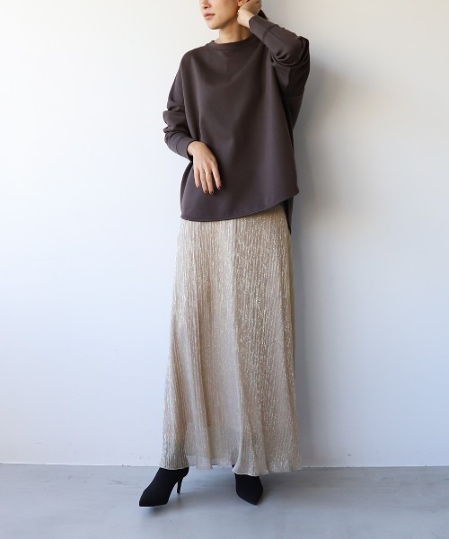 「MICA&DEAL」 長袖カットソー FREE オフホワイト レディース_画像9