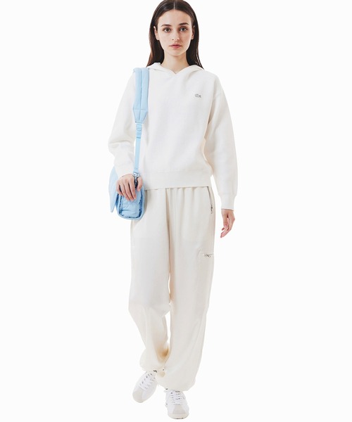 ラコステ　ニットフーディー / プルオーバーニットパーカー LACOSTE（ラコステ） ニット セーター ニットフーディー / プル