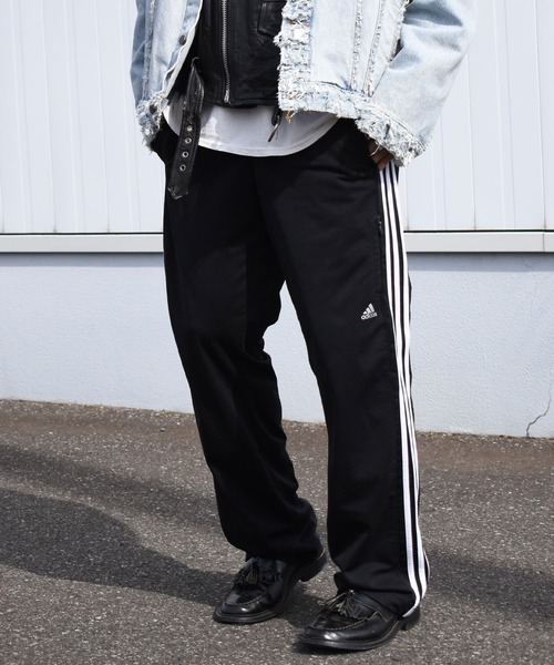 古着 adidas アディダス トラックパンツ ジャージ ブラック M 古着 adidas アディダス トラックパンツ ジャージ ブラック M