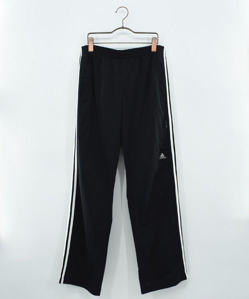 古着 adidas アディダス トラックパンツ ブラック ホワイト 黒 白 adidas アディダス トラックパンツ 古着 刺繍 M 黒 白 12742