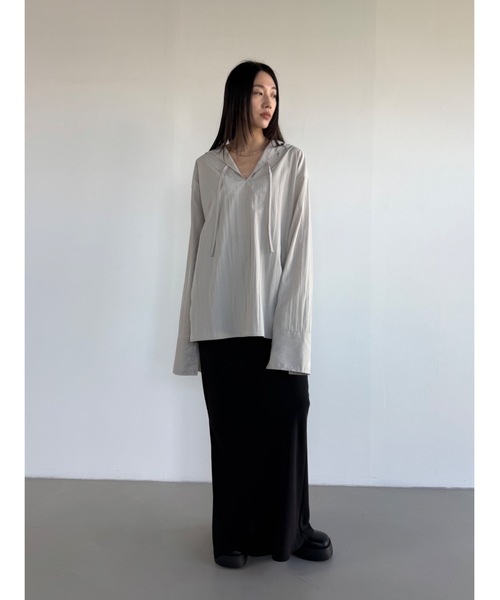 「Didot.showroom」 ドルマンスリーブブラウス FREE スカイブルー レディース Didot.showroom ブラウス シャツ 「DIDOT.」マリンブラウス