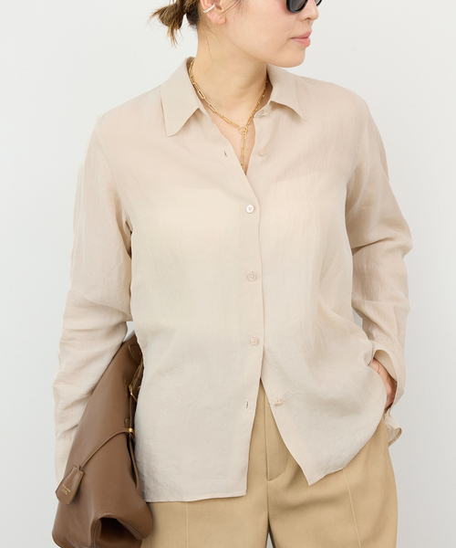ブラウス シャツ BIO WASH シャツ レディース