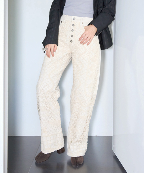 デニム・ジーパン PHILOSOPHY Women Denim Pants A032107310001 White Jil Sander Five Pockets Jeans J02KA0230.J46463-471 BLUE SKY