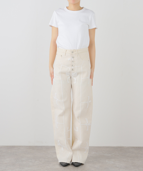 CITYSHOP ジーンズ デニム デニムパンツ SILPHIUM Lace denim