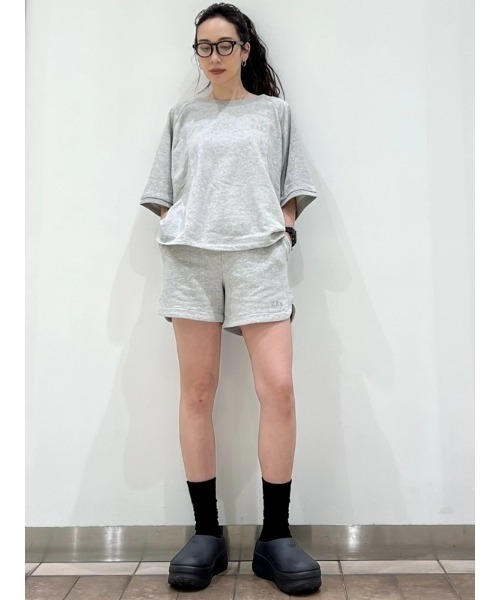 GAP パンツ GAPロゴ ドルフィン ショートパンツ レディース