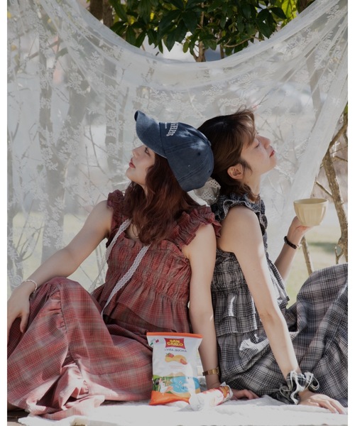 jumelle ワンピース madras check OP : ZOZOTOWN Yahoo!店 - 通販
