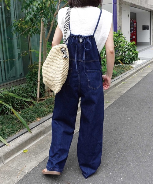 good enough オーバーオール サロペット デニム GLOBAL WORK サロペット オーバーオール GOODデニムサロペット