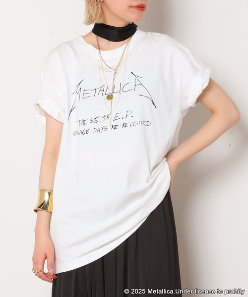 tシャツ 「JOHNBULL/ジョンブル」 LLICA THE $5.89 EP Tsh レディース Johnbull tシャツ 「JOHNBULL/ジョンブル」 METALLICA THE $5.89