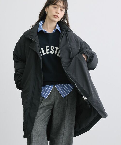 「AMERICAN HOLIC」 コート L ブラック レディース_画像7