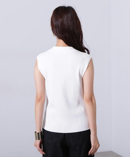 N.Natural Beauty Basic ポロシャツ ポロ ノースリーブカイキン