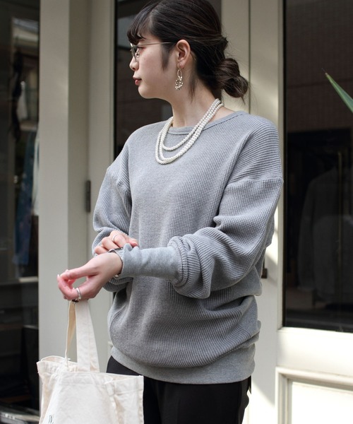 「THE SHINZONE」 長袖カットソー F ブルー レディース THE SHINZONE 「THE SHINZONE」 長袖カットソー FREE ブルー