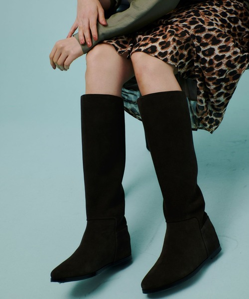 アルアバイル　ブーツ allureville（アルアバイル） ブーツ バックジップロングブーツ