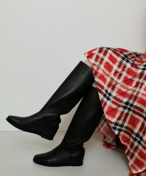 allureville（アルアバイル） ブーツ バックジップロングブーツ