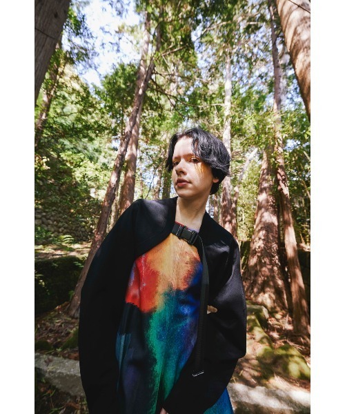 ommoカーディガン OMMO カーディガン WIDE TAPE SHORT BOLERO レディース