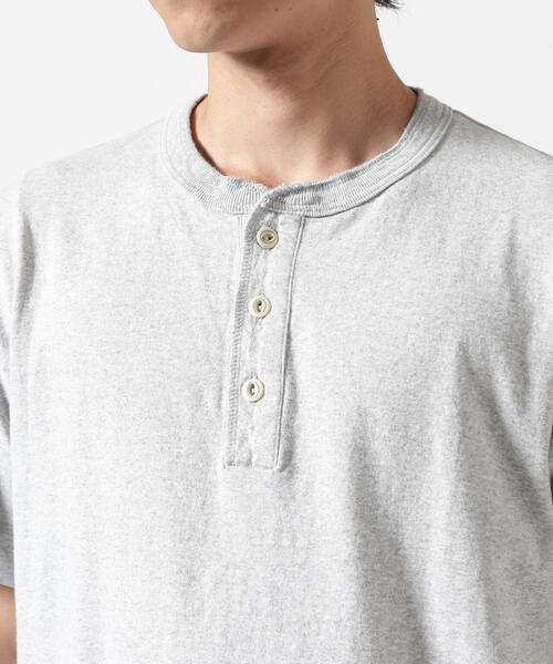 AVIREX 限定 HENRY NECK UNDER Tシャツ コットン 半袖 全3色 AVIREX tシャツ 「直営店限定」HENRY NECK UNDER T-SHIRT