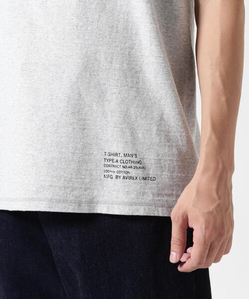 AVIREX tシャツ 「直営店限定」HENRY NECK UNDER T-SHIRT