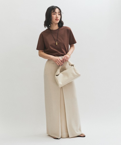 ★Hobbs London★ チャータリス ベルベット スカート ADAM ET ROPE' スカート 「逸品」ハイウエストベンツタックス