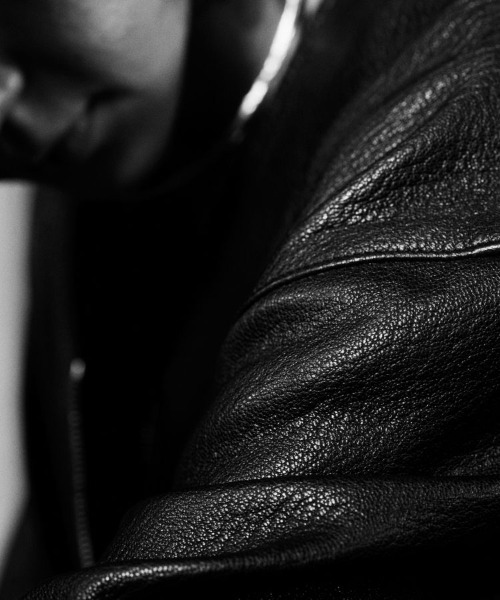 LIDnM（リドム） レザーブルゾン MEDIUM ブラック メンズ : ZOZOTOWN