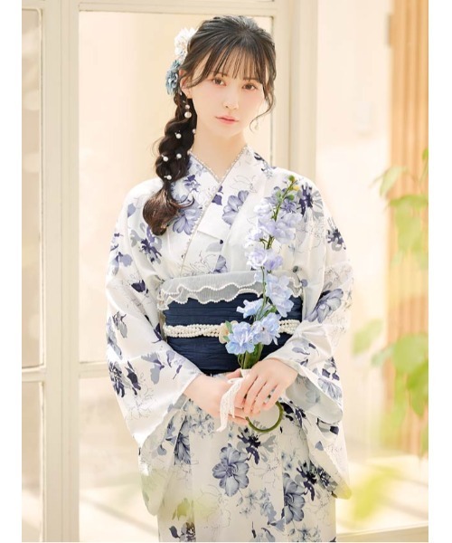 dazzy 浴衣 未開封 新品未使用 2点セット 紺地 × レトロ[品番：DY000028613]｜Dazzy（デイジー）の
