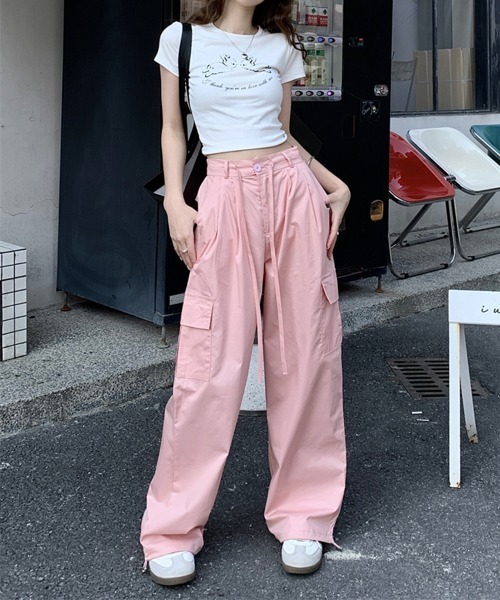 「by muni:r」 カーゴパンツ SMALL チャコール レディース