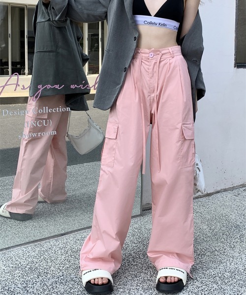 「by muni:r」 カーゴパンツ SMALL チャコール レディース