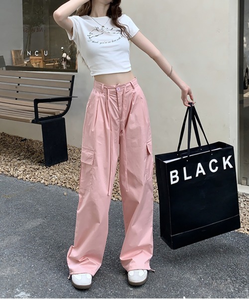 「by muni:r」 カーゴパンツ SMALL チャコール レディース