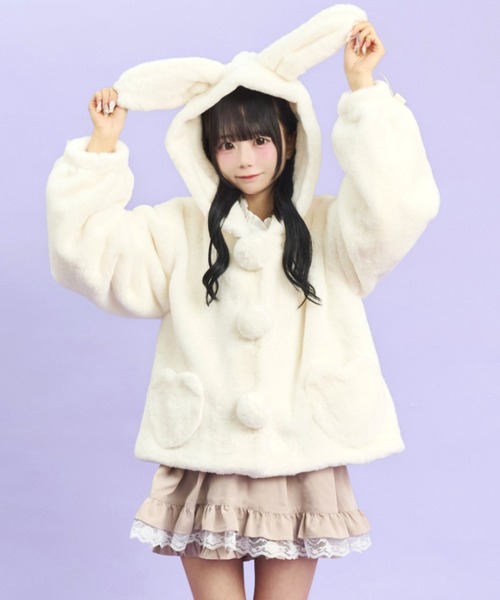 Secret Honey（シークレットハニー） コート アウター うさ耳ショート
