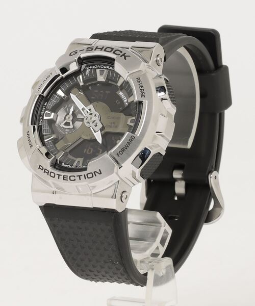 G-SHOCK 「G-SHOCK」 アナログ腕時計 FREE ブラック×シルバー メンズ