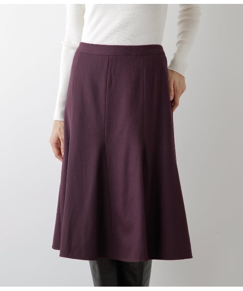 「NEWYORKER」 フレアスカート 11号 ブラック レディース_画像3