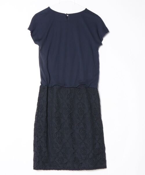 「MELROSE claire」 ノースリーブワンピース - ネイビー レディース_画像2