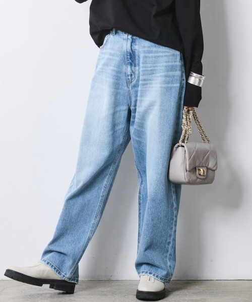 CHIC STYLE（シックスタイル） ワイドパンツ ジーンズ デニム デニム