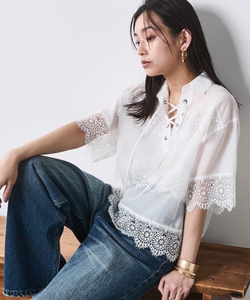 CHIC STYLE（シックスタイル） ワイドパンツ ジーンズ デニム デニム