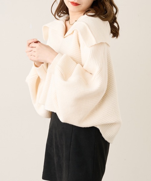 「Chico」 長袖ニット FREE アイボリー レディース_画像2