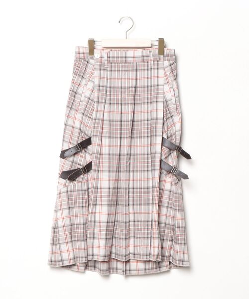 メルシーボークー ロンふわスカ ベージュ mercibeaucoup,（メルシーボークー） スカート 02 ベージュ レディース