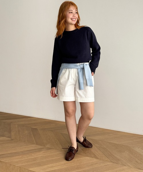 「CANAL JEAN」 「el mar」長袖ニット ONE SIZE ベージュ レディース_画像6
