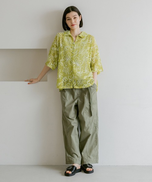 niko and…（ニコアンド） イージーパンツ FREE オレンジ レディース