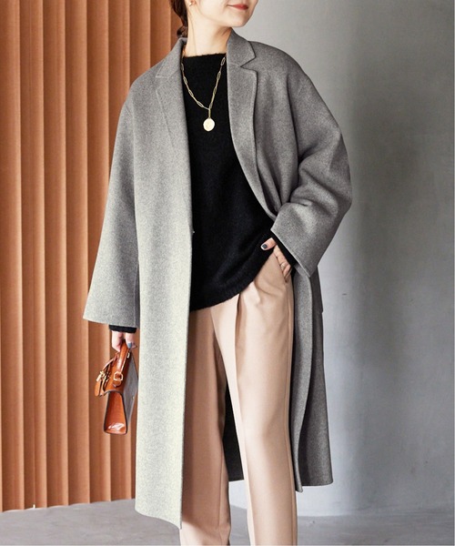 SLOBE IENA（スローブイエナ） チェスターコート 38 グレー レディース