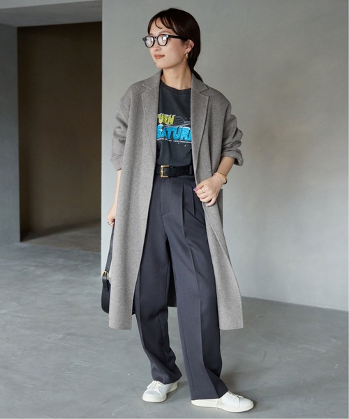 SLOBE IENA（スローブイエナ） チェスターコート 38 グレー レディース