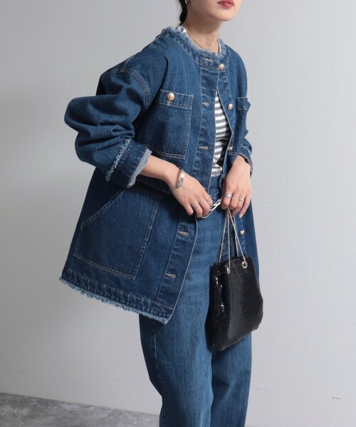 fredy emue（フレディエミュ） デニムジャケット 38 ネイビー