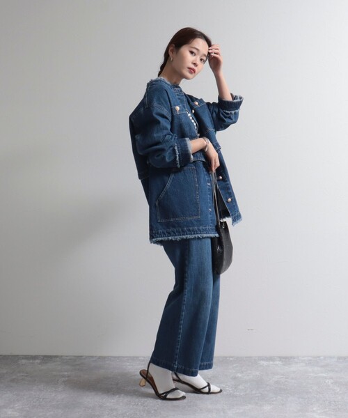 fredy emue（フレディエミュ） デニムジャケット 38 ネイビー