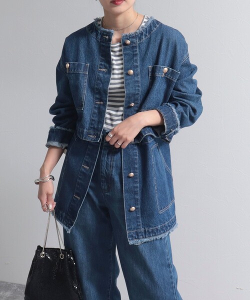fredy emue（フレディエミュ） デニムジャケット 38 ネイビー