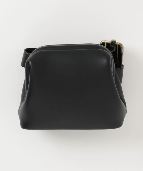 OSOI ブラックレザーショルダーバッグ OSOI」 ショルダーバッグ - ブラック レディース : ZOZOTOWN Yahoo!店