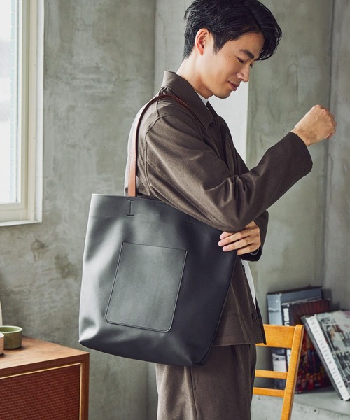 GLOBAL WORK（グローバルワーク） トートバッグ 軽量ジャストポケット