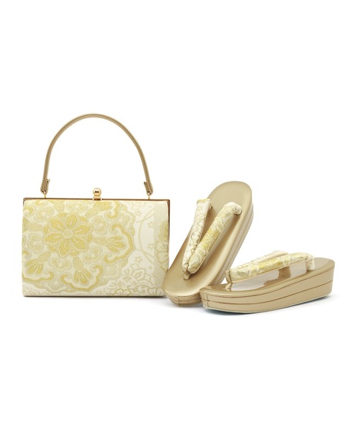 帯生地を使用した豪華な草履バッグセット レディース | SOUBIEN | 30