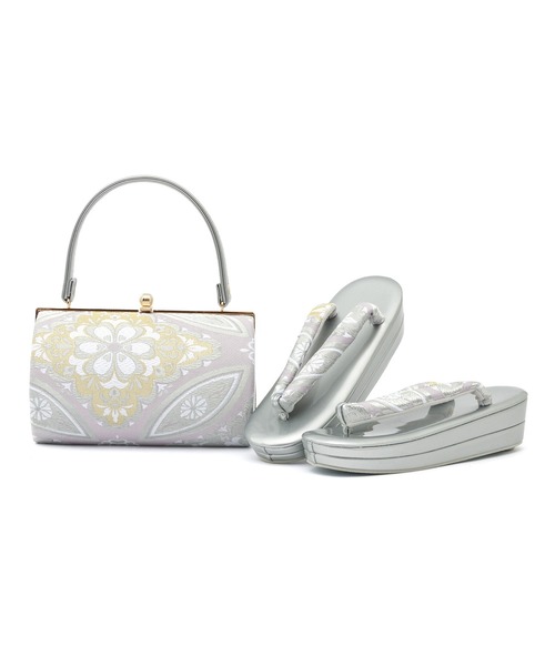 帯生地を使用した豪華な草履バッグセット レディース | SOUBIEN | 09