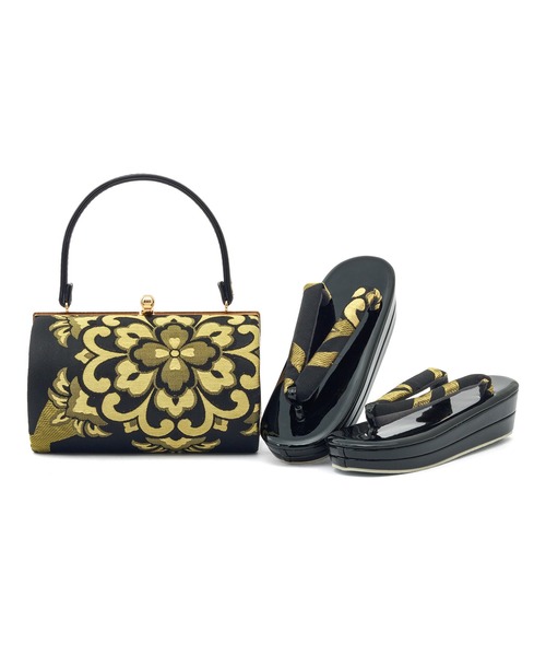 帯生地を使用した豪華な草履バッグセット レディース | SOUBIEN | 07