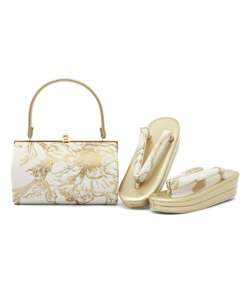 帯生地を使用した豪華な草履バッグセット レディース | SOUBIEN | 03