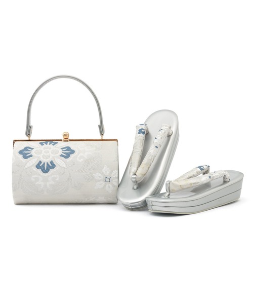 SOUBIEN（創美苑） 帯生地を使用した豪華な草履バッグセット