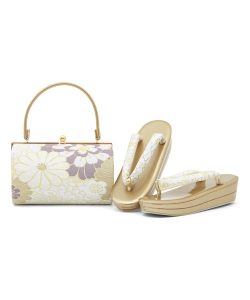 帯生地を使用した豪華な草履バッグセット レディース | SOUBIEN | 15